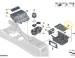 Borracha Tapete Console Central Bmw M2 Coupe G87 2022 a 2025 - Imagem 2