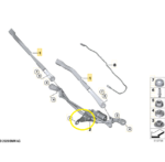 Apoio Galhada Limpador Parabrisa Bmw M2 Coupe G87 2022 2025 - Imagem 2