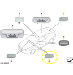 Luz Cortesia Forro Porta Bmw M2 Coupe G87 2022 2023 a 2025 - Imagem 2