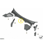 Churrasqueira Parabrisa Bmw M3 Competition G80 2021 a 2025 - Imagem 2