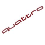 Emblema Escrita Grade Quattro Audi Rs4 2.9 V6 2019 2020 2021