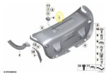 Acabamento Forro Tampa Porta Malas BMW M3 F80 2015 A 2018 - Imagem 2