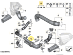 Duto Tubo Intercooler Bmw M3 Competition G80 2021 22 A 2025 - Imagem 2