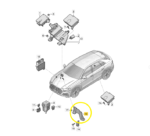 Suporte Caixa Rele Audi Q8 Quattro 3.0 2020 2021 2022 Oem - Imagem 2