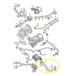 Tubo Mangueira Bomba Agua Motor Audi Rs4 2.9 V6 2019 a 2021 - Imagem 2