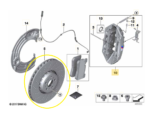 Disco Freio Bmw M3 Competition G80 2021 a 2025 Diant Esquerd - Imagem 3