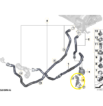 Suporte Bomba Agua Auxiliar Bmw M2 Coupe G87 2022 23 a 2025 - Imagem 2