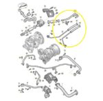 Tubo Mangueira Agua Turbina Audi Rs4 2.9 V6 2019 2020 2021 - Imagem 2