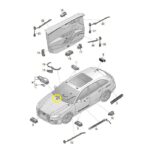 Luz Cortesia Inferior Pes Audi Rs4 2.9 V6 2019 2021 Esquerdo - Imagem 2