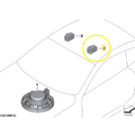 Microfone Bluetooth Teto Bmw M2 Coupe G87 2022 2023 a 2025 - Imagem 2
