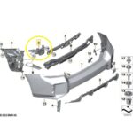 Suporte Guia Parachoque Bmw M2 Coupe G87 2023 2025 Tras Esq - Imagem 2