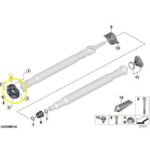 Disco Bolachao Cardan Bmw M3 Competition G80 2021 a 2025 Oem - Imagem 2