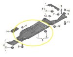 Chapao Protetor Assoalho Audi Rs4 2.9 V6 2019 a 2021 Direito - Imagem 2