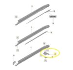 Acabamento Parabarro Porsche Taycan Turbo 2021 2024 Tras Esq - Imagem 2