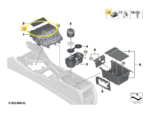 Acabamento Console Central Bmw M2 Coupe G87 2022 2023 a 2025 - Imagem 2