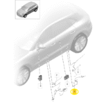 Chicote Porta Porsche Macan Gts 2.9 2020 a 2024 Traseira Esq - Imagem 2