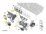 Turbina Turbo Compressor Bmw M2 Coupe  G87 S58 2023 a 2025 - Imagem 2