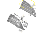 Acabamento Forro Porta Malas Audi Q8 3.0 2020 a 2022 Esquerd - Imagem 2