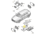 Suporte Modulo Assistencia Condutor Audi Q8 3.0 2020 a 2022 - Imagem 2