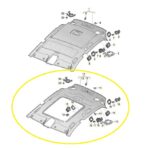 Forro Forraçao Teto Audi Q8 3.0 Tfsi 2020 2021 2022 Original - Imagem 2