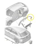 Friso Arco Vidro Audi Q8 3.0 2020 2021 2022 Traseiro Direito - Imagem 3