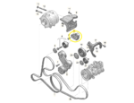 Suporte Polia Tensor Correia Audi Q8 3.0 Tfsi 2020 2021 2022 - Imagem 2