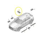 Luz Cortesia Diant Teto Audi Q8 3.0 2020 2021 2022 Original - Imagem 2