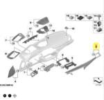Moldura Painel Tabelier Bmw 320i G20 M Sport 2019 A 2024 Oem - Imagem 2