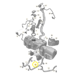 Cinta Suporte Tanque Combustivel Audi Q8 3.0 2020 2021 2022 - Imagem 2
