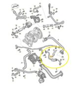 Tubo Mangueira Agua Turbina Audi Q8 V6 3.0 2020 2021 2022 - Imagem 2