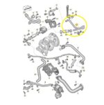 Tubo Mangueira Agua Turbina Audi Q8 V6 3.0 2020 2021 2022 - Imagem 2