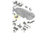 Defletor Termico Tunel Audi Q8 3.0 2020 2021 2022 Dianteiro - Imagem 2