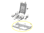 Suporte Banco Traseiro Audi Q8 3.0 Tfsi 2020 2021 2022 Oem - Imagem 2