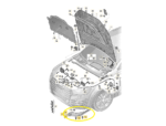 Acabamento Moldura Farol Audi Q8 3.0 2020 a 2021 Sup Esquerd - Imagem 2
