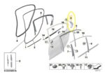 Acabamento Moldura Coluna Porta Bmw 320i G20 2021 2024 Esq - Imagem 2