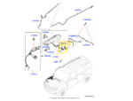 Bomba Motor Esguicho Parabrisa Land Rover Defender D300 2023 - Imagem 2
