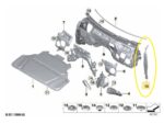 Acabamento Vedaçao Porta Paralama Bmw 320i G20 19 A 2024 Dir - Imagem 2
