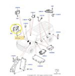 Suporte Modulo Ar Condicionado Land Rover Defender D300 2023 - Imagem 2