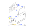 Dobradiça Sup Porta Land Rover Defender D300 2023 Diant Esq - Imagem 2