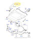 Moldura Capo Land Rover Defender D300 2023 A 2024 Direita - Imagem 2