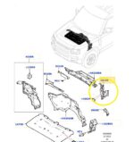 Isolamento Corta Fogo Land Rover Defender D300 2023 2024 Esq - Imagem 2