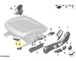 Acabamento Trilho Banco Bmw 320i G20 M Sport 2021 a 2024 Esq - Imagem 2