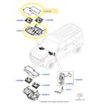 Suporte Caixa Fusivel Land Rover Defender D300 3.0 2023 2024 - Imagem 2