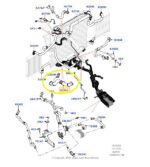 Mangueira Inf Agua Radiador Land Rover Defender D300 2024 - Imagem 2