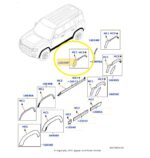 Friso Moldura Paralama Land Rover Defender D300 24 Tras Esq - Imagem 2