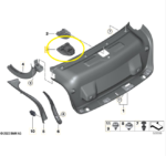 Suporte Triangulo Sinalizaçao Bmw 320i G20 m Sport 2021 2024 - Imagem 2