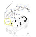 Moldura Acabamento Coluna Land Rover Defender D300 2023 Dir - Imagem 2