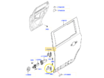 Dobradiça Inf Porta Land Rover Defender D300 2023 Tras Esq - Imagem 2