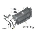 Acabamento Lanterna Porta Malas Bmw 320i G20 2019 a 2024 Dir - Imagem 2