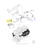 Mangueira Valvula EGR Land Rover Defender D300 3.0 2023 A 24 - Imagem 2